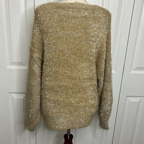 T Tahari Metallic Eyelash Knit Pullover
Sweater - Picture 3 of 7